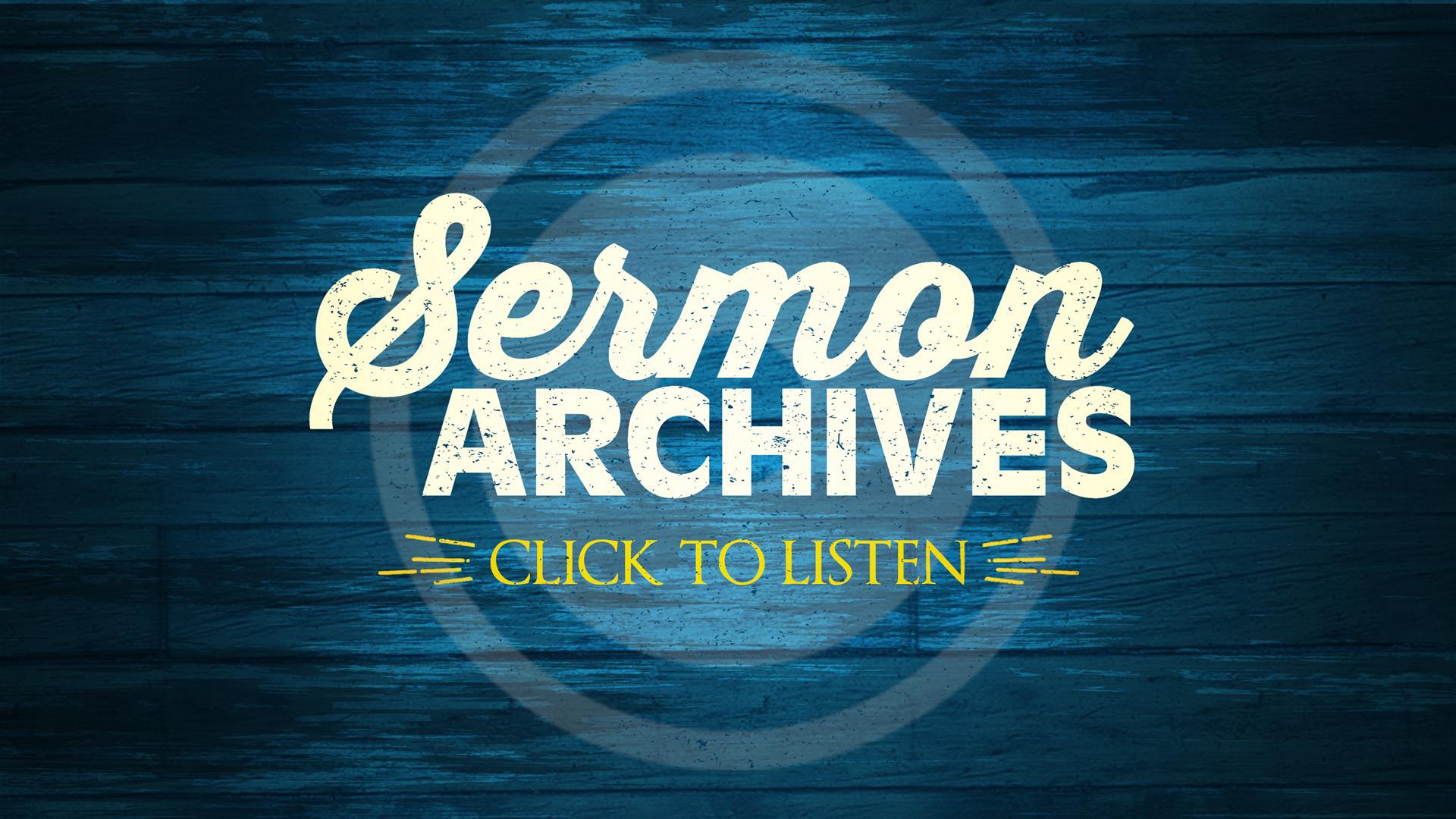 Sermon Archives